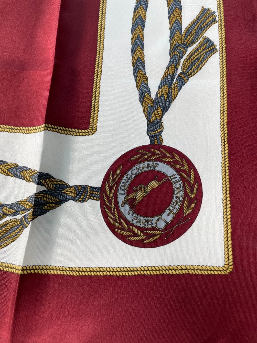 Longchamp Vintage Equestrian Silk Scarf - Picture 6 of 15